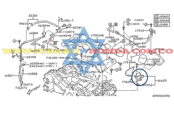 Bomba de gasolina Forester 2017