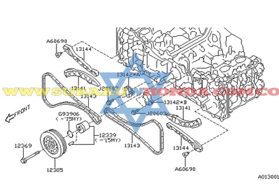 Polea cigueñal Forester 2017