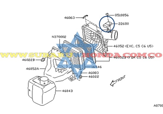 Sensor IAC Forester 2017