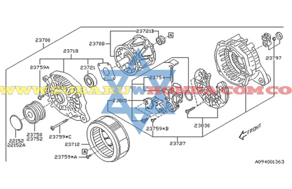 Alternador Subaru Forester 2020