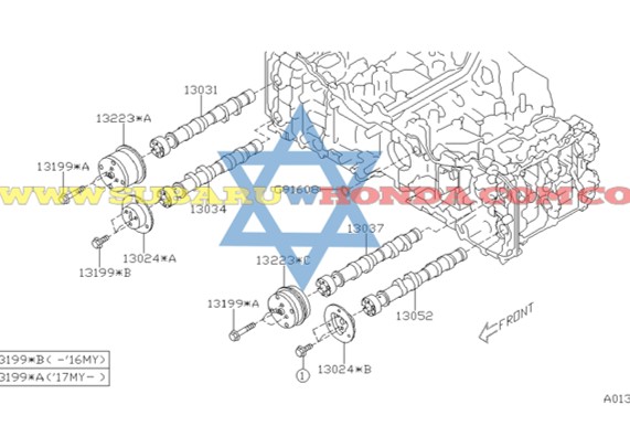 Arbol de levas Forester 2018
