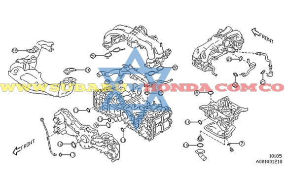 Empaquetadura motor Forester 2020