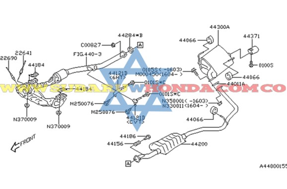 Empaque múltiple Escape Forester 2015