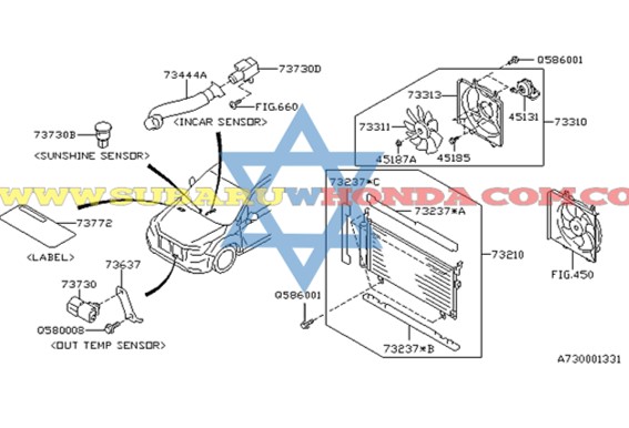 Motoventilador aire Forester 2015