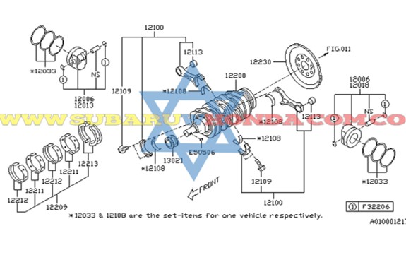 Pistones Subaru Forester 2021