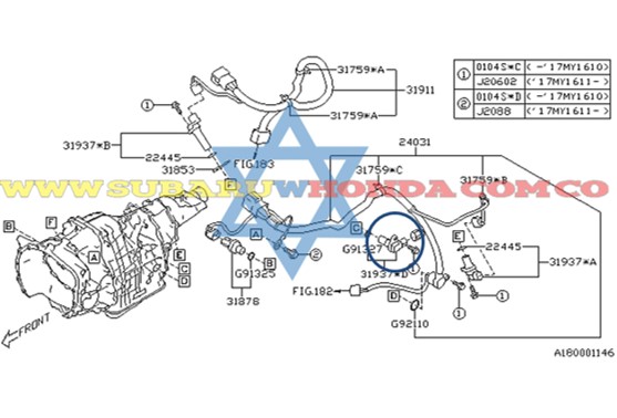 Sensor revoluciones Forester 2021