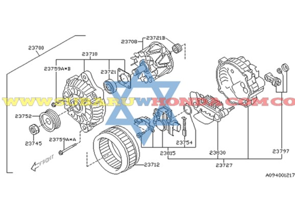 Alternador Subaru Tribeca 2007