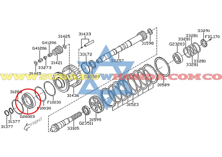 Balinera de clutch Tribeca 2007