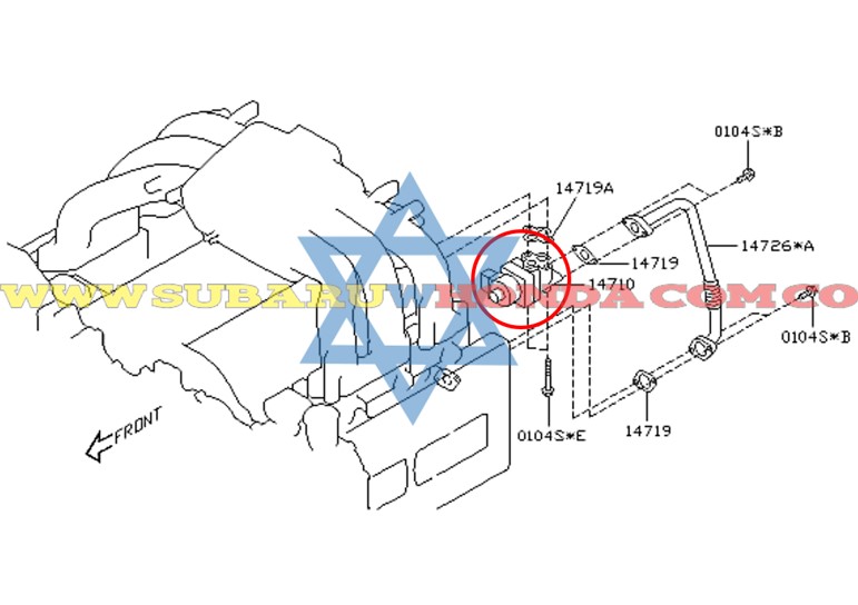 Válvula aire Tribeca 2007
