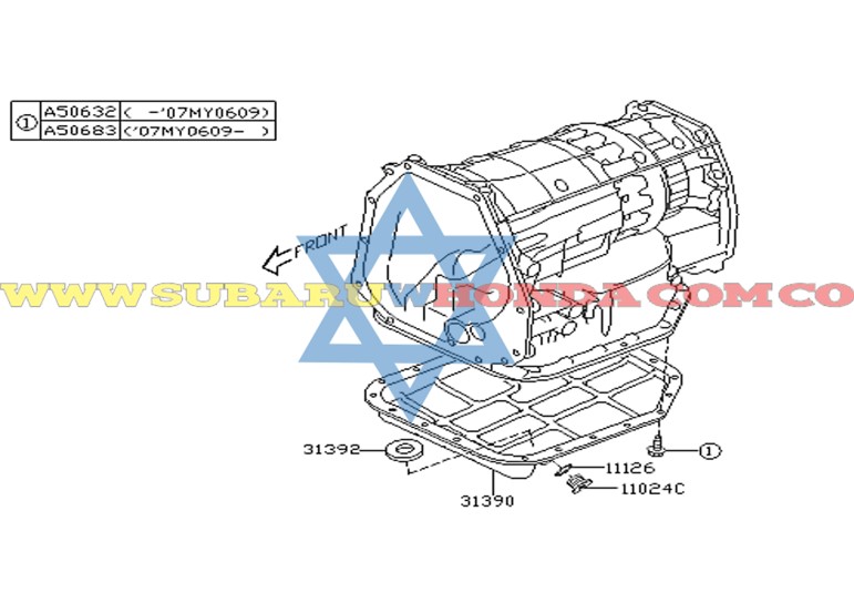 Carter transmisión Tribeca 2008