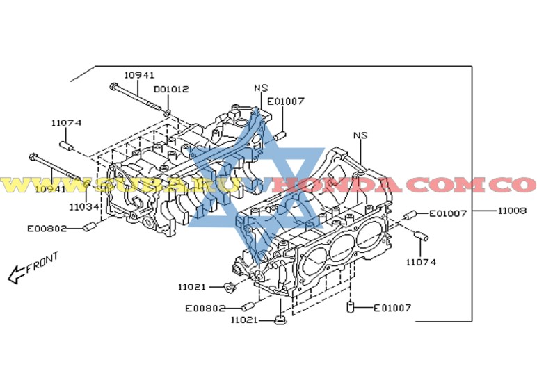 Bloque Subaru Tribeca 2010