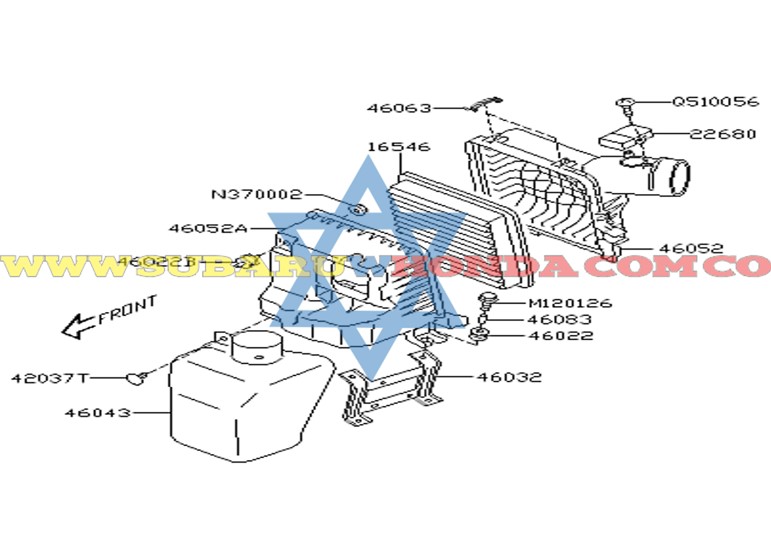 Filtro aire Tribeca 2009