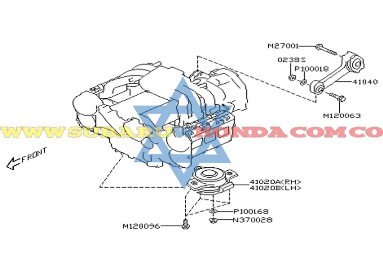 Motor Subaru Tribeca 2008