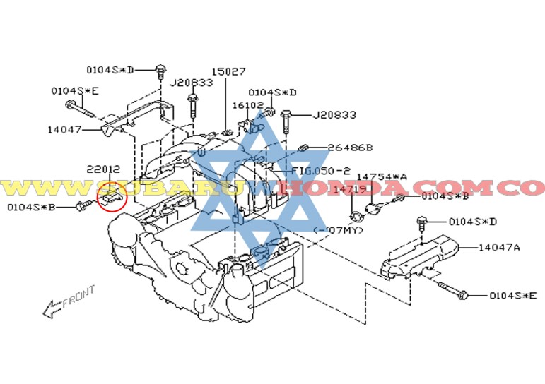 Sensor MAP Tribeca 2008