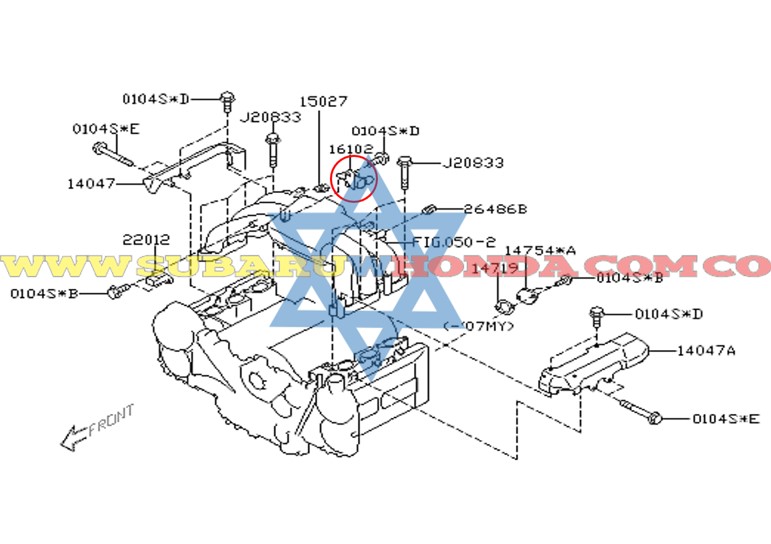 Válvula selenoide Tribeca 2008