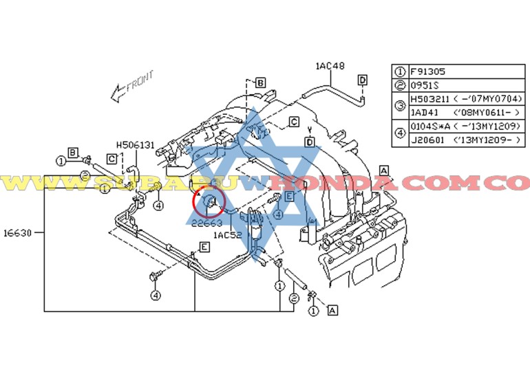 Filtro presión Tribeca 2010