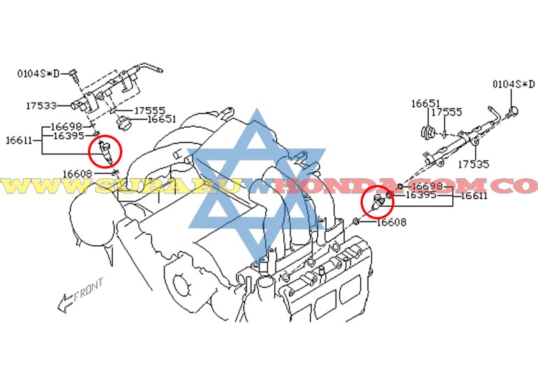 Inyectores Subaru Tribeca 2011