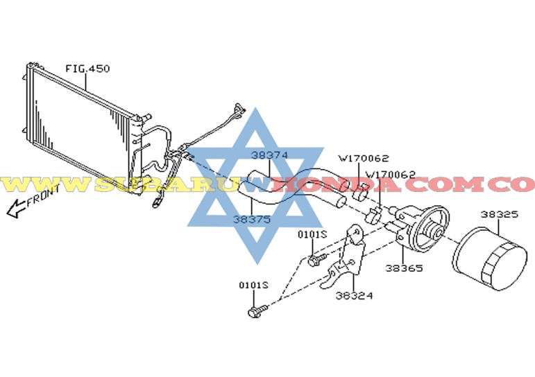 Manguera interna gasolina Tribeca 2010